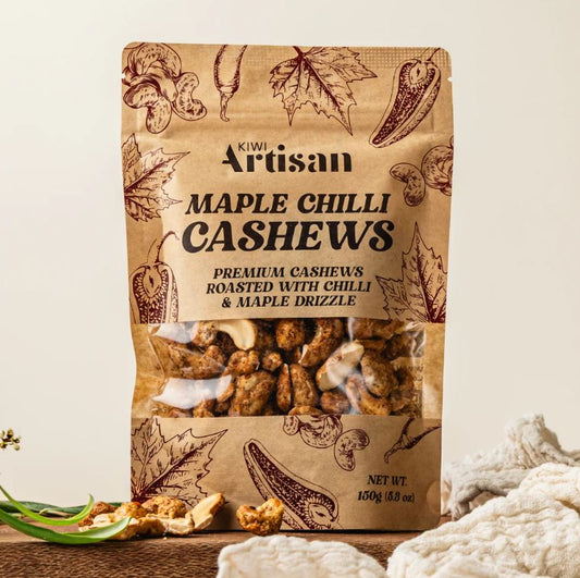 The Kiwi Artisan | Maple Chilli Cashews